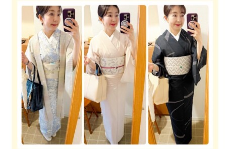 ６月の着物コーディネート３選、梅雨の季節も単衣や絽で着物外出を楽しむ私。
